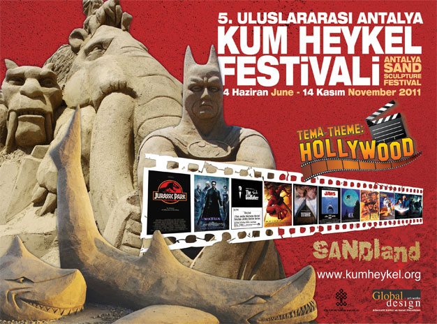 Hollywood verhuist naar Antalya voor het Sandland Festival Hollywood verhuist naar Antalya voor het Sandland Festival