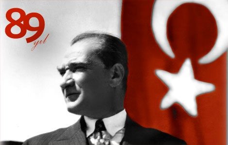 De Republiek Turkije bestaat vandaag 89 jaar. Mustafa Kemal Ataturk De Republiek Turkije bestaat vandaag 89 jaar. Mustafa Kemal Ataturk