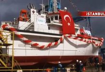 Eerste Turkse onderzoeksschip te water