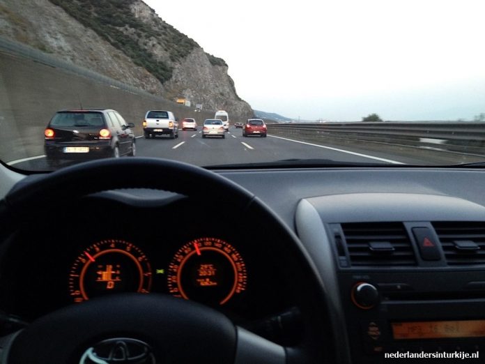 Turkije Autobaan Kenteken Auto