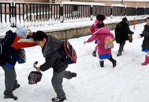 Scholen Istanbul gesloten door hevige sneeuwval