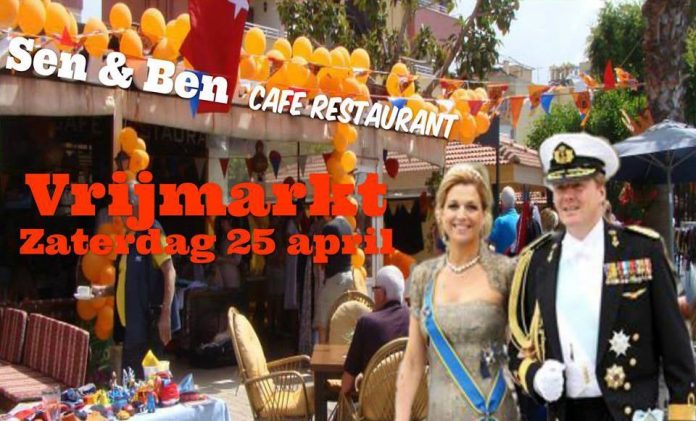 Koningsdag 2015 Alanya Vrijmarkt