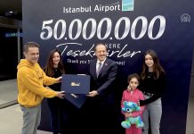 Istanbul Airport verwelkomt 50 miljoenste bezoeker